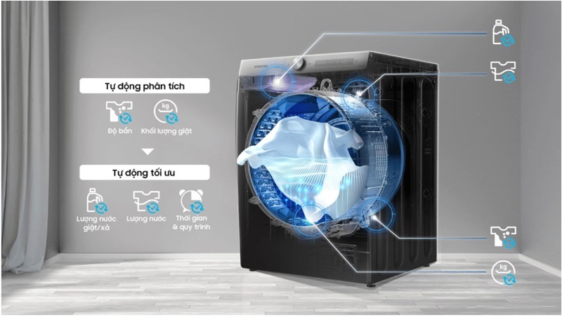 Máy giặt Samsung AI EcoBubble Inverter 12 kg WW12CGP44DSBSV 8 Máy giặt Samsung AI EcoBubble Inverter 12 kg WW12CGP44DSBSV