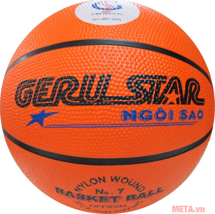 Bóng rổ Geru B7 màu cam