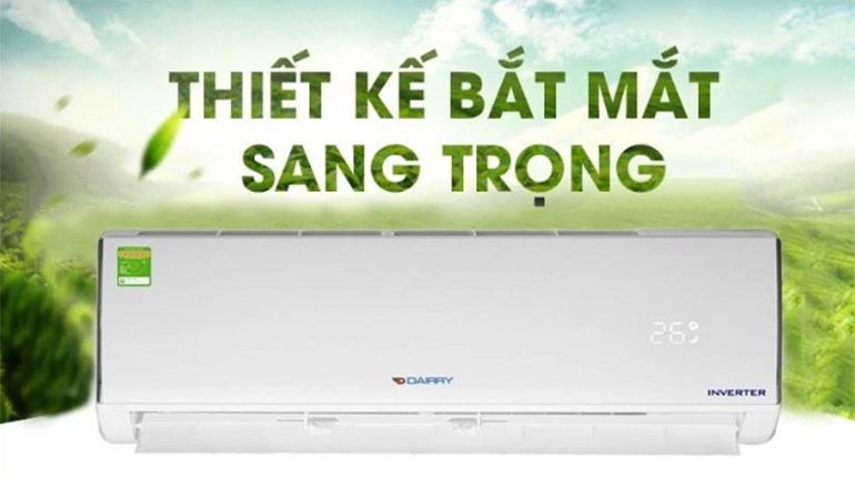 Điều hòa Dairry 9000BTU 2 chiều inverter i-DR09UVH gas R-32 2 Điều hòa Dairry 9000BTU 2 chiều inverter i-DR09UVH gas R-32