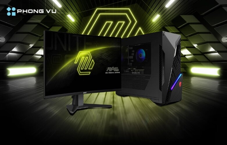 MSI MAG 32C6X thiết kế hiện đại, màn hình cong tiết kiệm không gian