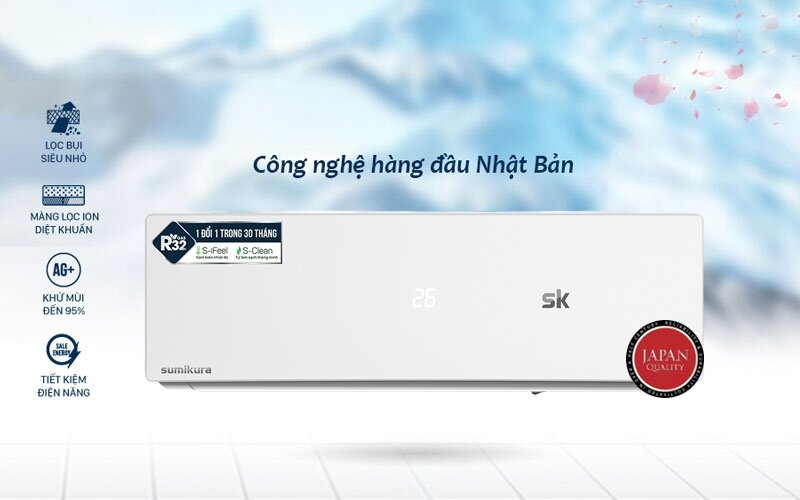 Điều Hòa Sumikura 1 Chiều 24000 BTU APS/APO-240 hoạt động êm ái