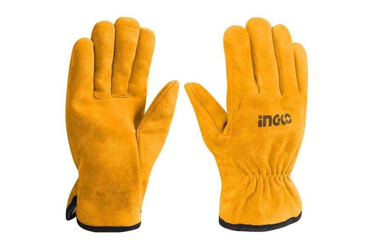 Găng tay vải da 10.5in INGCO HGVC01