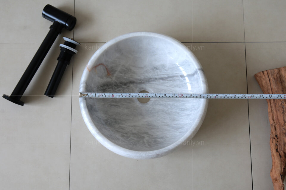 Lavabo đá marble tự nhiên Kanly MAR123N