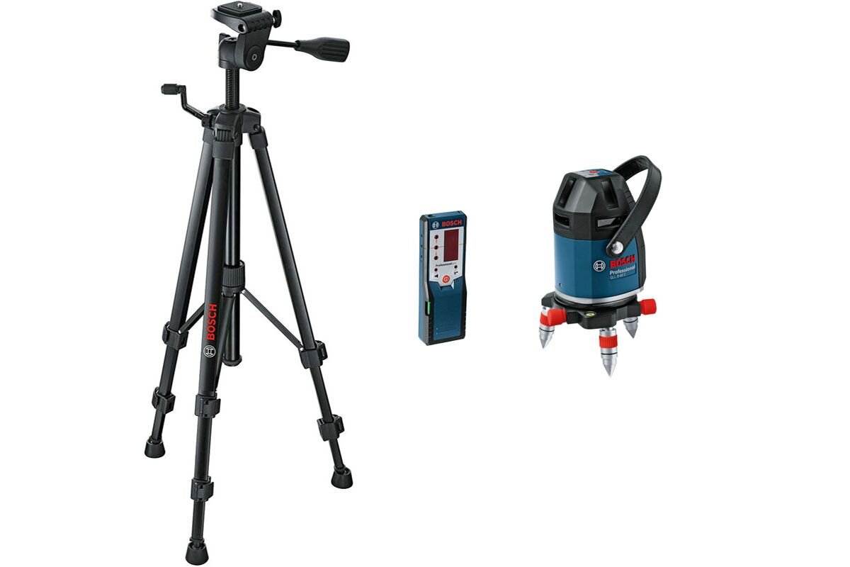 Bộ máy cân mực GLL 8-40E + giá 3 chân BT 150 5/8inch Bosch GLL 8-40E SET