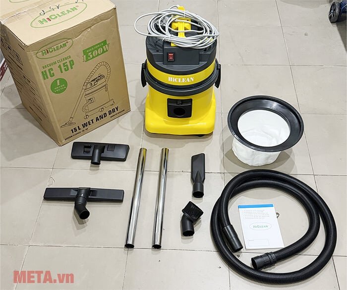 Bộ phụ kiện sản phẩm Máy hút bụi HiClean HC 15P