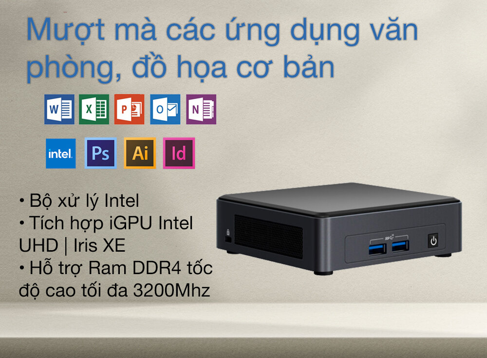 Máy tính Intel NUC 11 Performance kit – NUC11PAHi30Z  2