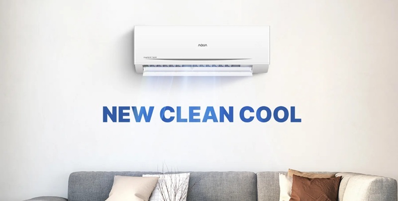Điều hòa Aqua Inverter 12500 BTU 1 chiều AQA-RV13QC2 gas R-32 3 Điều hòa Aqua Inverter 12500 BTU AQA-RV13QC2 làm mát hiệu quả