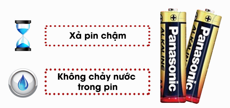 Pin AA 4 viên Panasonic Alkaline LR6T-4BPKV