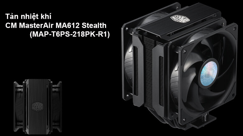 Tản nhiệt khí CM MasterAir MA612 Stealth | Thiết kế hiện đại