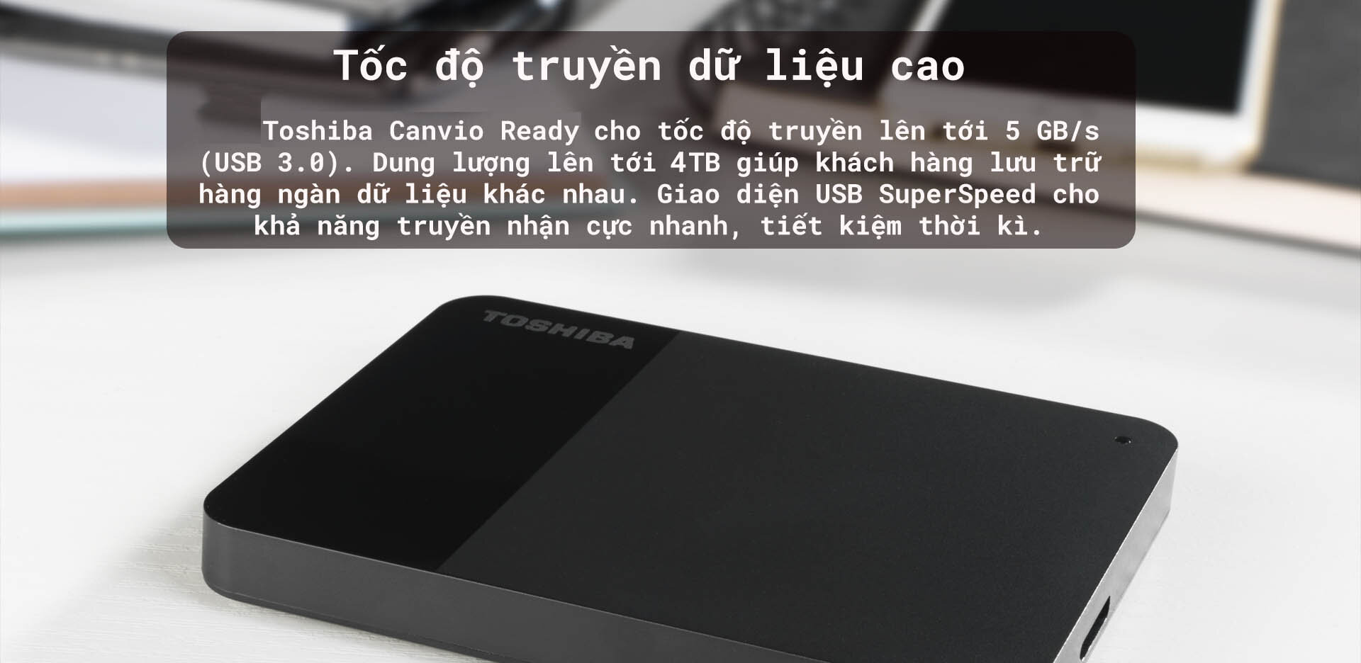 Ổ cứng di động USB 3.0 2.5 inch Toshiba Canvio Advance V10