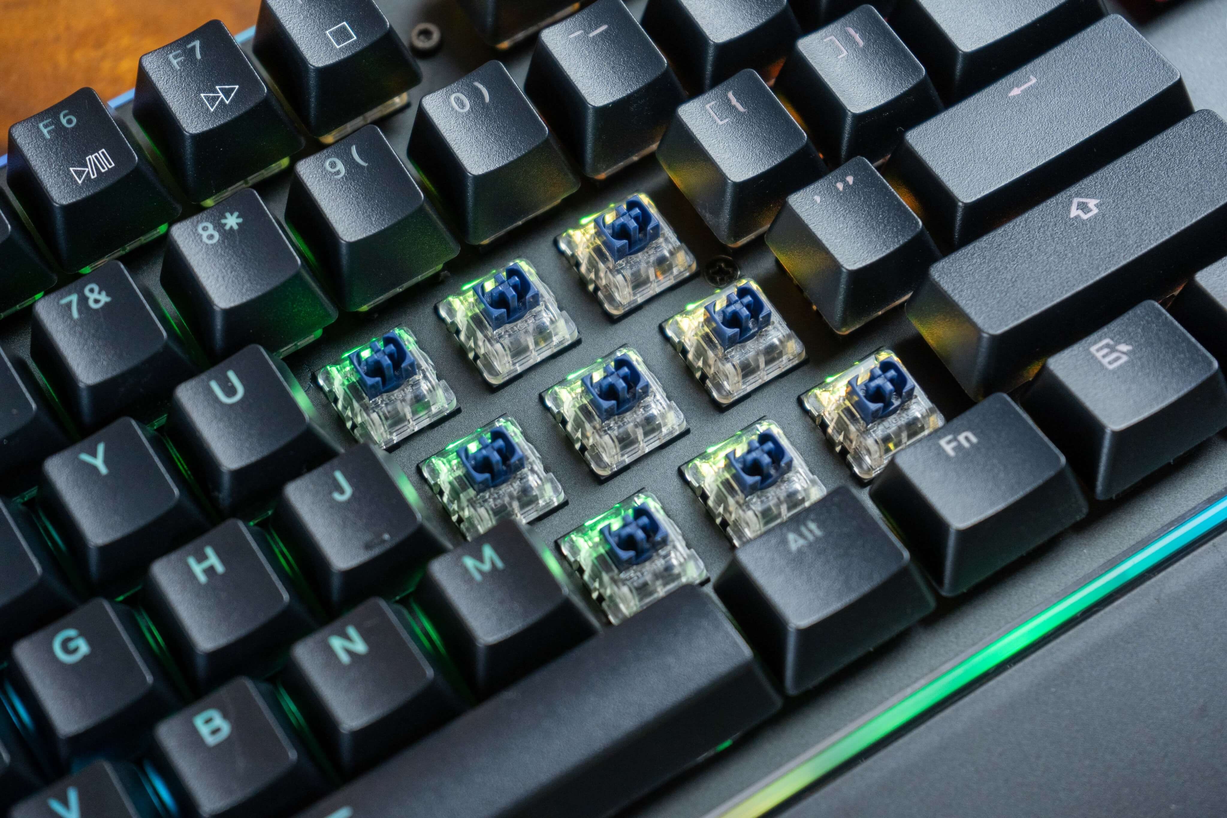 Bàn phím cơ quang E-Dra EK308 RGB Plus (USB/Optical switch/Đen) sử dụng switch quang cơ cao cấp