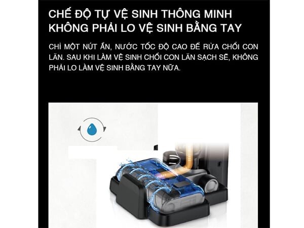 Máy có trang bị tính năng tự vệ sinh thông minh Máy có trang bị tính năng tự vệ sinh thông minh