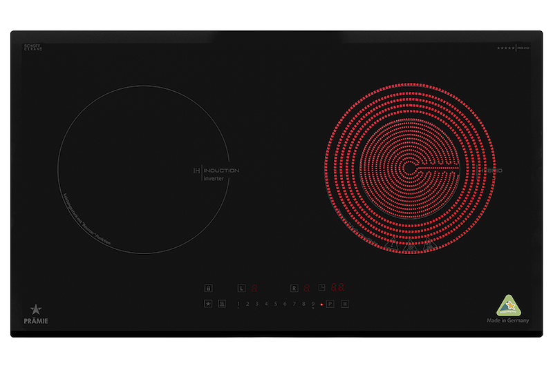 Thiết kế sang trọng bếp điện từ Pramie PRDE 2123 (Ảnh: dienmayxanh).