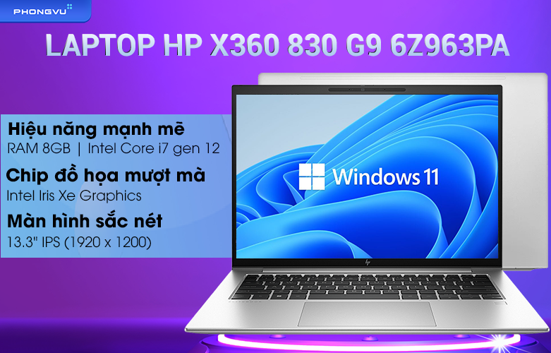 Laptop HP X360 830 G9 6Z963PA