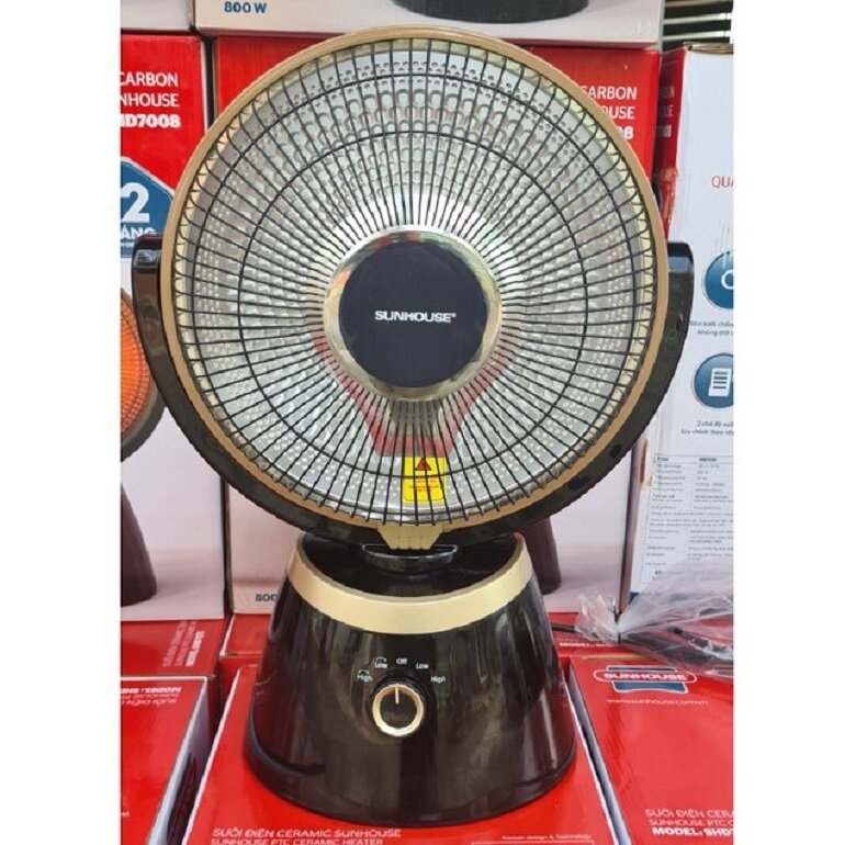 Quạt sưởi Carbon Sunhouse SHD7008