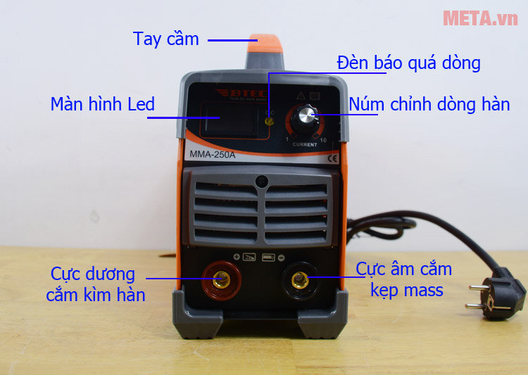 Máy hàn BTEC MMA 250A