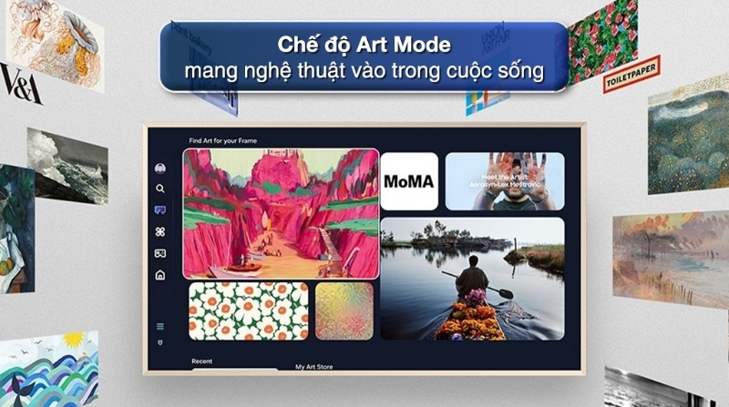 Smart Tivi Khung Tranh Samsung 4K 75 inch QA75LS03F 3 Smart Tivi Khung Tranh Samsung 4K 75 inch QA75LS03F