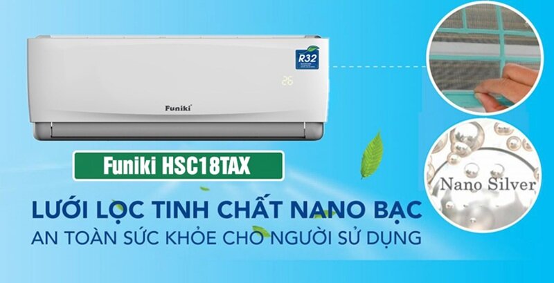 Điều hòa Funiki 18000 BTU 1 chiều HSC18TAX