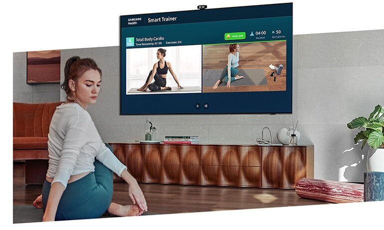 Smart tivi QLED Samsung 50 inch 4K QA50Q60A hệ điều hành