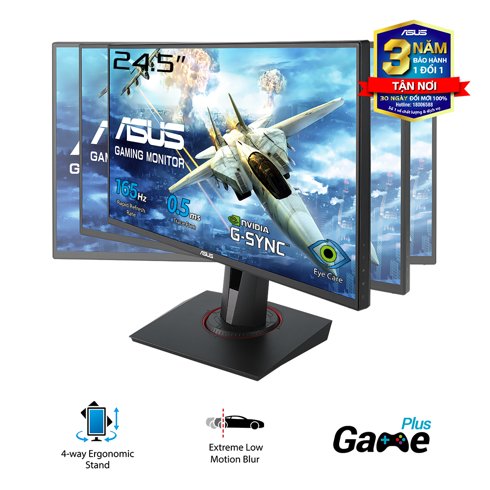 Màn hình Asus Gaming VG258QR 24.5Inch 165Hz 0,5ms