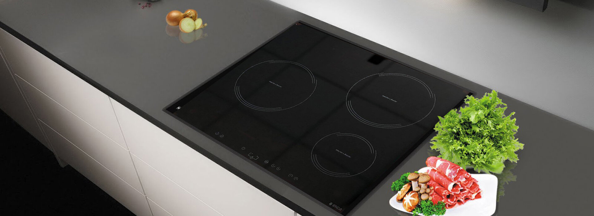 Bếp điện từ 3 vùng nấu ELICA EIH6030BL