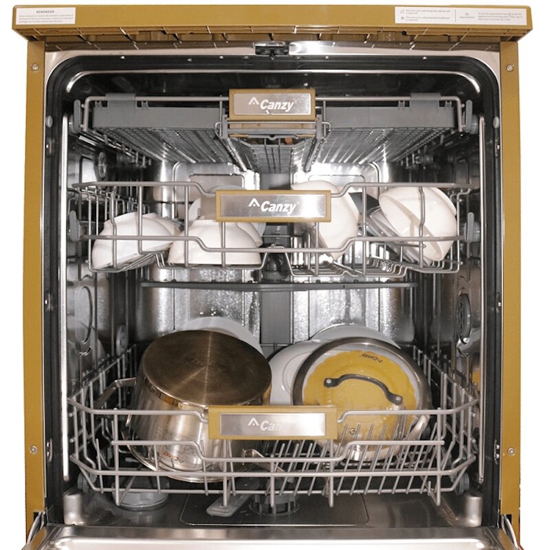 máy rửa bát Canzy CZ-P1036R được trang bị 7 chương trình rửa chuyên biệt