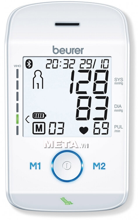 Máy đo huyết áp bắp tay Bluetooth Beurer BM85