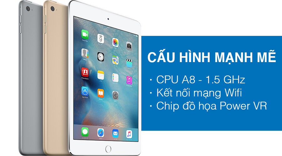 Máy tính bảng iPad Mini 4 Wifi 128GB Máy tính bảng iPad Mini 4 Wifi 128GB