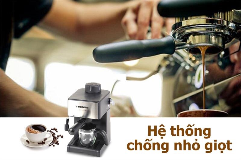 Máy pha cà phê Espresso Tiross TS-621 Máy pha cà phê Espresso Tiross TS-621