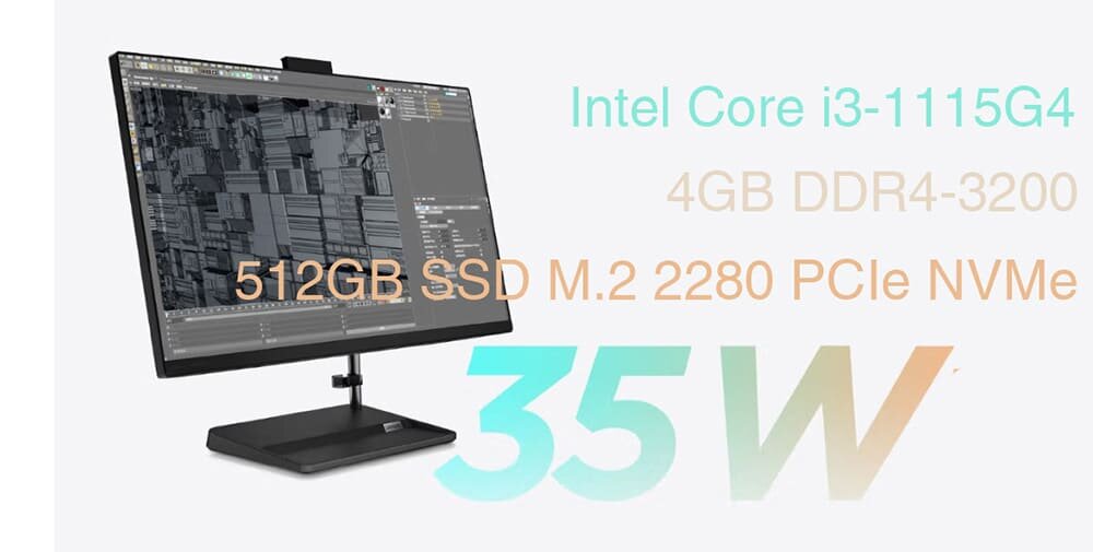 Máy tính All in one Lenovo IdeaCentre 3 24ITL6 F0G0014DVN