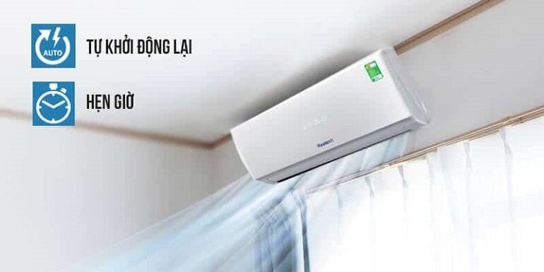 Máy lạnh Reetech Inverter 2.5 HP RTV24-BK-BT nhiều tính năng hiện đại