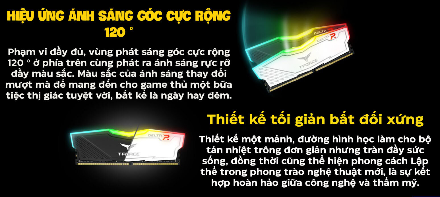 RAM Desktop TEAMGROUP DELTA RGB 