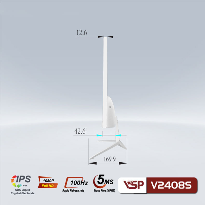 Màn hình VSP V2408S trắng