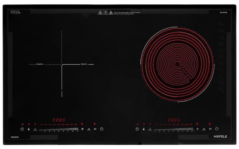 Tính năng an toàn khi sử dụng bếp điện từ Hafele HC-H7321B (Ảnh: dienmayxanh).
