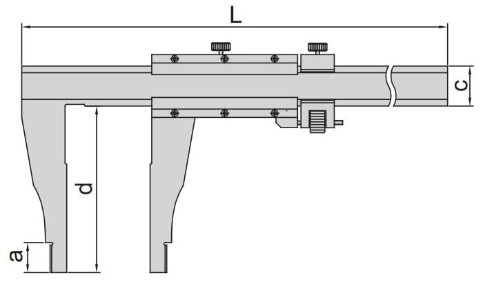 Thước kẹp cơ khí Insize 1214-600 Thước kẹp cơ khí Insize 1214-600