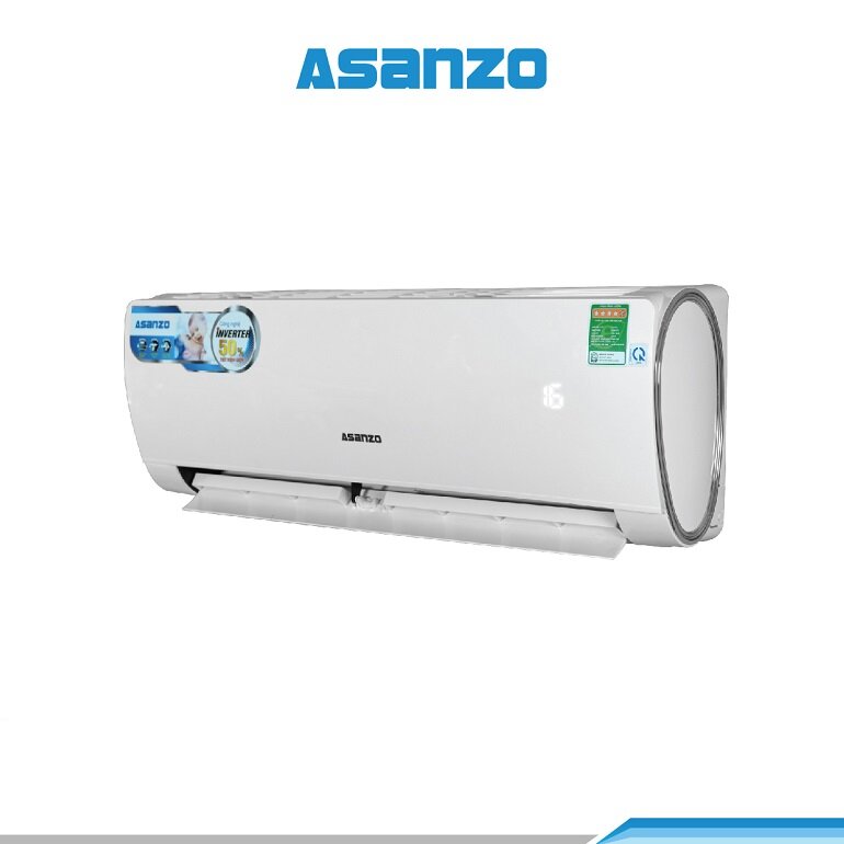 Điều hòa Asanzo Inverter 9000 BTU 1 chiều S09N25 gas R-410A