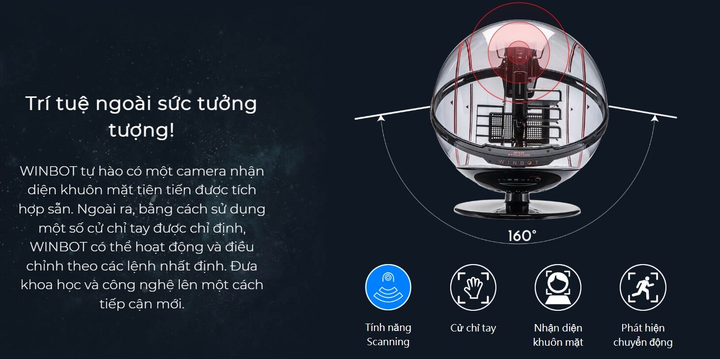 Vỏ Case In-Win WINBOT Black/Red - Ultra-rare Limited Edition