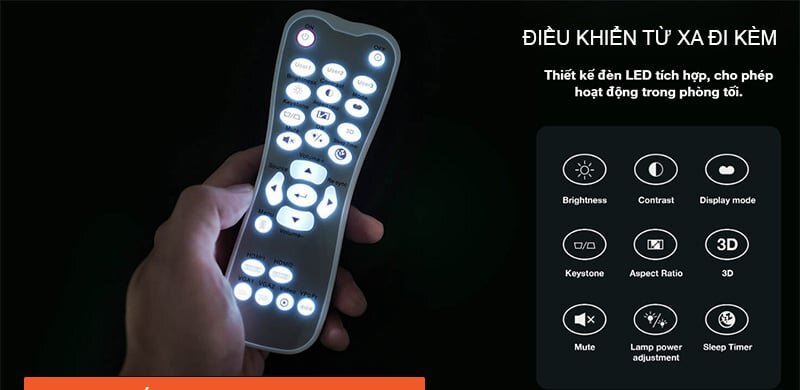 Điều khiển từ xa tiện lợi