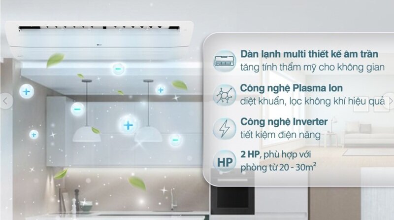 Dàn lạnh Multi LG Inverter 18000 BTU 1 chiều AMNQ18GTTA0/ PT-TAHW0