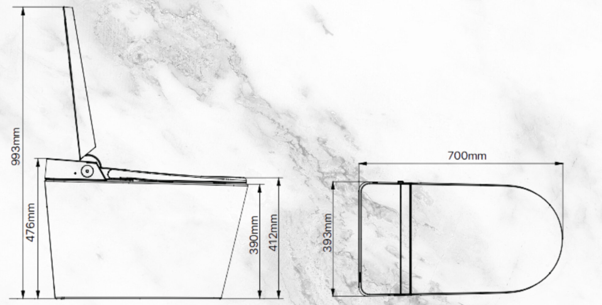Bản vẽ kỹ thuật bồn cầu thông minh Caesar CA1389H