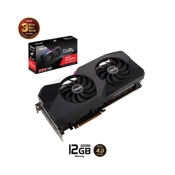 Asus Dual Radeon RX 6700 XT 12GB GDDR6 (Ảnh 1)