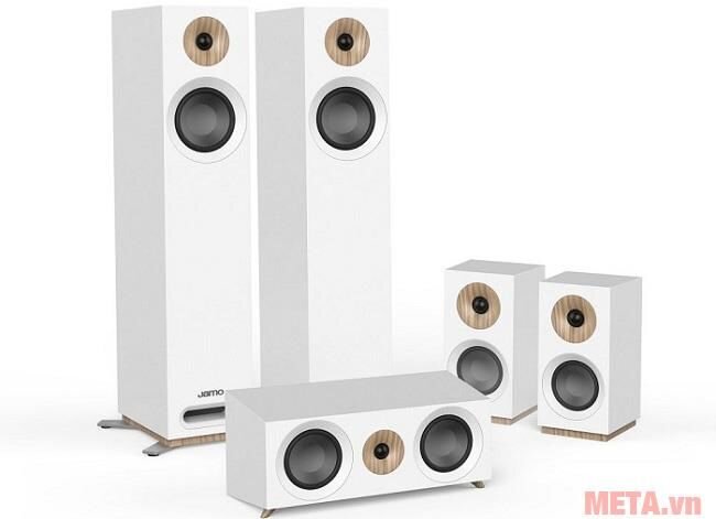 Loa Jamo S805 HCS WHITE/WALNUT