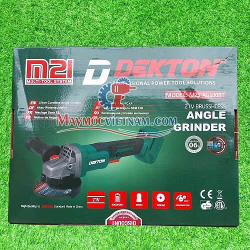 Máy Mài Góc Pin Dekton M21-AG100BT
