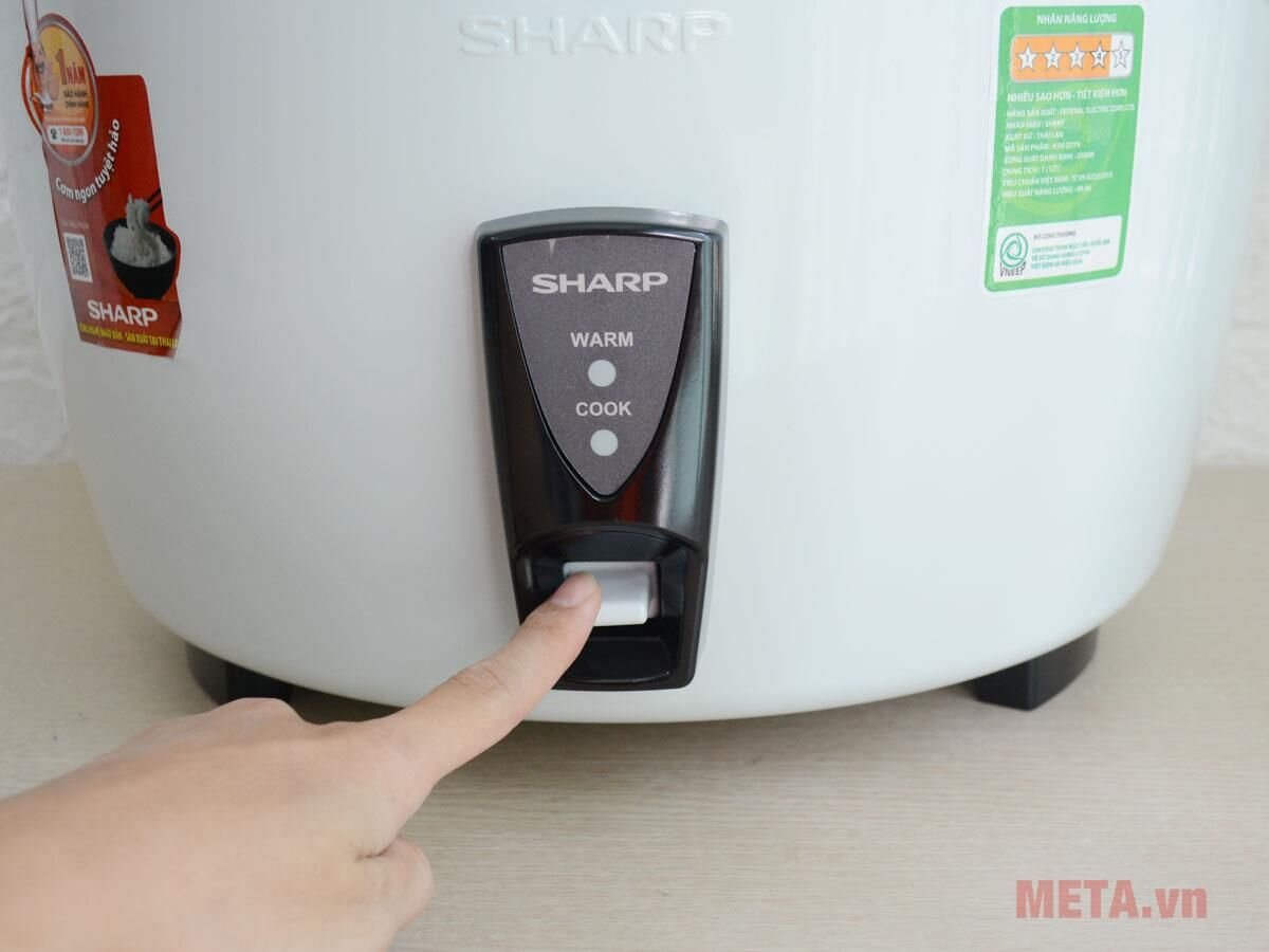 Nồi cơm điện Sharp nắp rời KSH-777V (KSH-D77V) - 7 lít