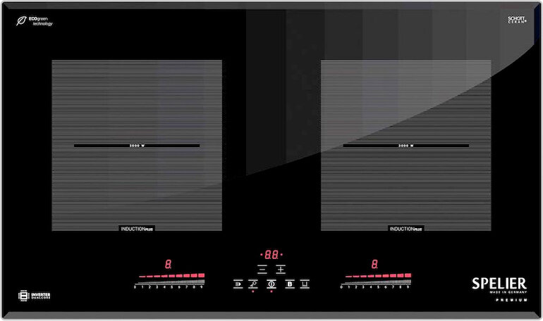 Bếp sở hữu bảng điều khiển sắc nét, nhạy bén
