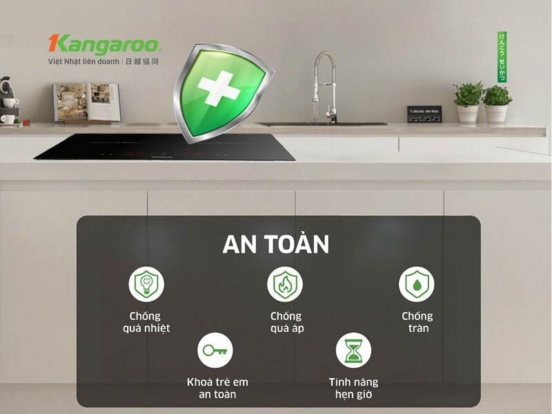 Bếp từ đôi Kangaroo KGIC38D1C