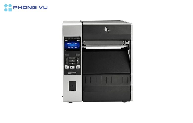 Máy in tem mã vạch Zebra ZT620 (300dpi) chú trọng đến tính năng, mang lại trải nghiệm sử dụng tốt nhất cho người vận hành, từ đó nâng cao hiệu suất làm việc