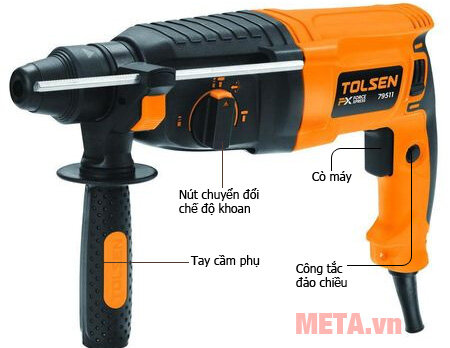 Máy khoan búa Tolsen 79511 Máy khoan búa Tolsen 79511