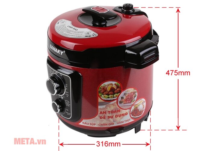 Nồi áp suất Sanaky SNK-63C