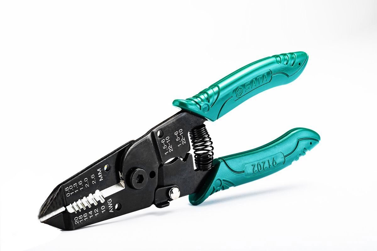 Kềm cắt - tuốt dây 6in Sata 91201